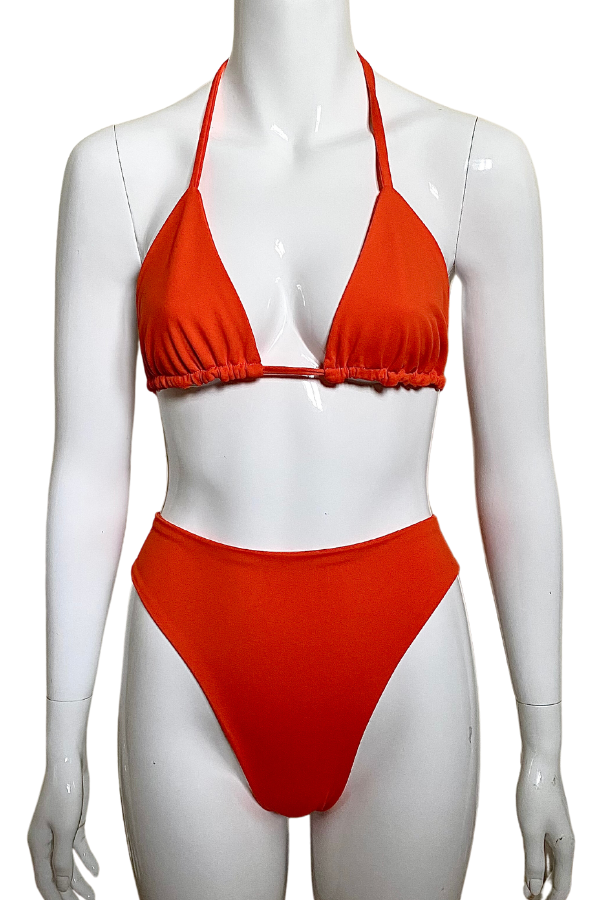 Triangle Bikini Top and Bottoms (Multiple colours available)