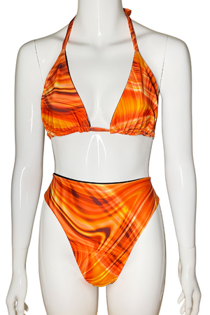 
            
                Load image into Gallery viewer, Tequila Sunrise Triangle Bikini Set
            
        