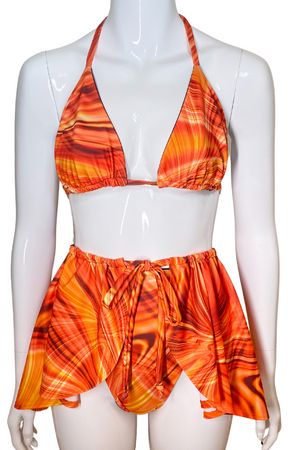
            
                Load image into Gallery viewer, Tequila Sunrise Wrap Skirt
            
        