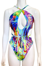 Electronic Waves Multi Way Thong One Piece Swimsuit