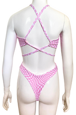 Trippy Picnic Multi Way Thong One Piece Swimsuit